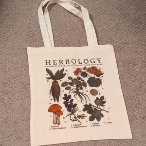 Harry Potter Herbology Canvas Tote Bag - Cream